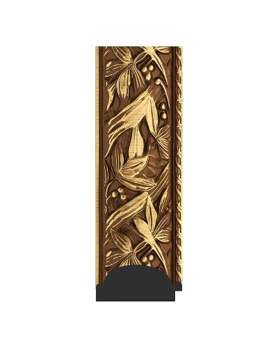 Зеркало Evoform Exclusive 59х49 BY 3363 с фацетом в багетной раме - Византия золото 99 мм