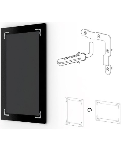 Зеркало Evoform Exclusive 106х76 BY 3464 с фацетом в багетной раме - Римское золото 88 мм