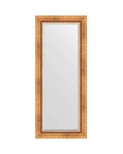 Зеркало Evoform Exclusive 146х61 BY 3542 с фацетом в багетной раме - Римское золото 88 мм