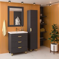 GLOSTER - 70 Зеркало в раме, графит