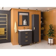 GLOSTER - 80 Зеркало в раме, графит