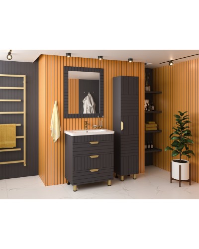 GLOSTER - 80 Зеркало в раме, графит