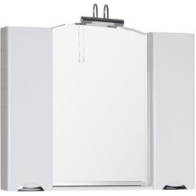 Зеркало со шкафом Aquanet Асти 105 178242 Белое