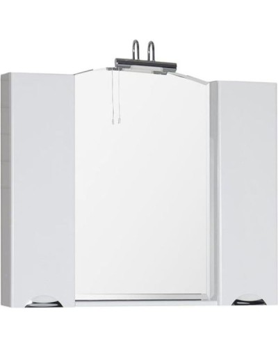 Зеркало со шкафом Aquanet Асти 105 178242 Белое