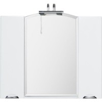 Зеркало со шкафом Aquanet Асти 105 178242 Белое