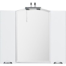 Зеркало со шкафом Aquanet Асти 105 178242 Белое