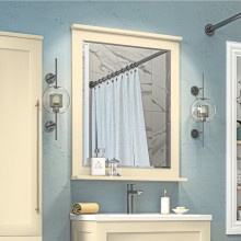 Марта - 80 Зеркало в раме бежев. (эмаль)