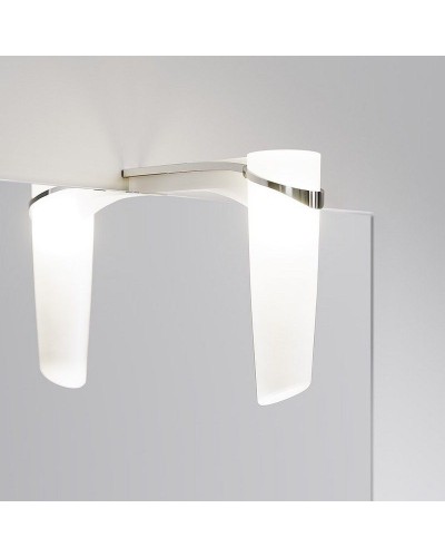 Зеркало Aqwella Леон 40 Ln-MP.02.04/W Белый