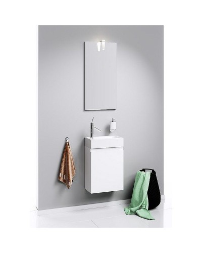 Зеркало Aqwella Леон 40 Ln-MP.02.04/W Белый