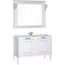 Зеркало Aquanet Паола 120 181768 Белое серебро