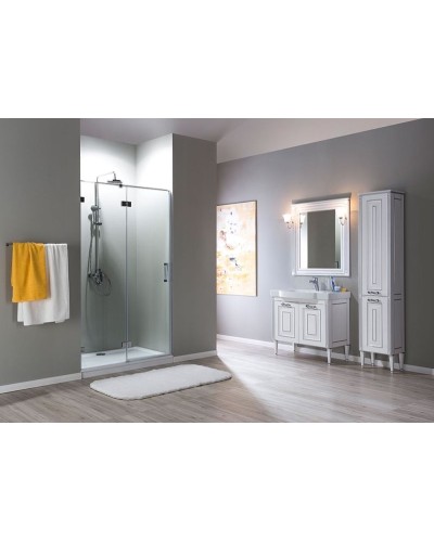 Зеркало Aquanet Паола 90 181769 Белое серебро