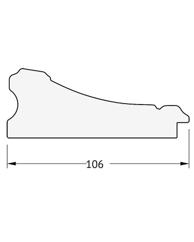 Зеркало Evoform Exclusive-G 107х80 BY 4208 с гравировкой в багетной раме - Барокко золото 106 мм