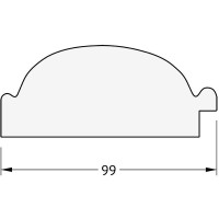 Зеркало Evoform Exclusive-G 106х79 BY 4199 с гравировкой в багетной раме - Византия золото 99 мм