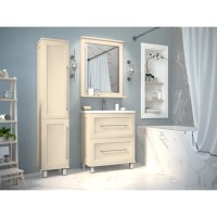 Марта - 60 Зеркало в раме бежев. (эмаль)