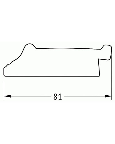 Зеркало Evoform Exclusive Floor 199х100 BY 6148 с фацетом в багетной раме - Черный ардеко 81 мм