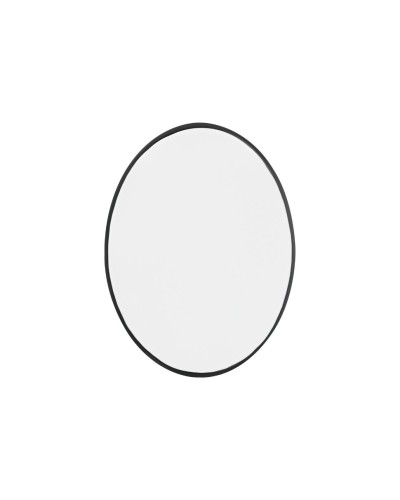Зеркало MELANA - 60 см овальное черное