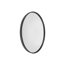 Зеркало MELANA - 60 см овальное черное
