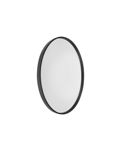 Зеркало MELANA - 60 см овальное черное