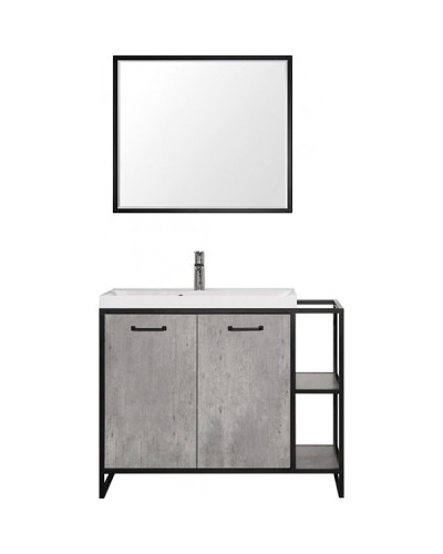 Зеркало Style Line Лофт 60 Бетон