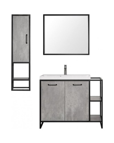 Зеркало Style Line Лофт 80 Бетон