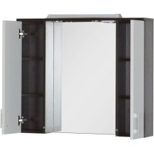 Зеркало со шкафом Aquanet Тиана 90 172399 Венге Белый