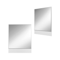 DAKOTA - 80 Зеркало с фацетом  (ДСП (Дуб Гал/ Белый)