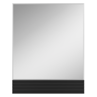 DAKOTA - 80 Зеркало с фацетом (ДСП (Дуб Гал. Черный кварц)