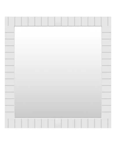 GLOSTER - 80 Зеркало в раме белое