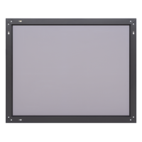 MARS -100 Зеркало в черном матовом профиле