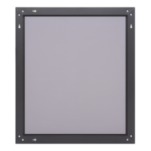 MARS - 70 Зеркало в черном матовом профиле