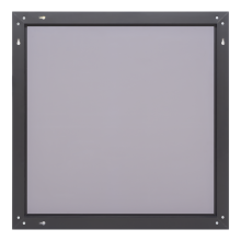 MARS - 80 Зеркало в черном матовом профиле