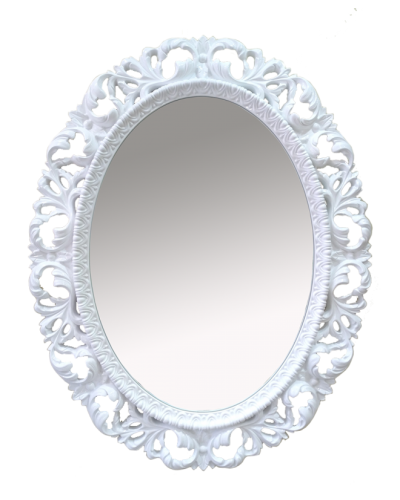 Аврора O.1021.BA.ZA col 131 Зеркало (белый, овальное)