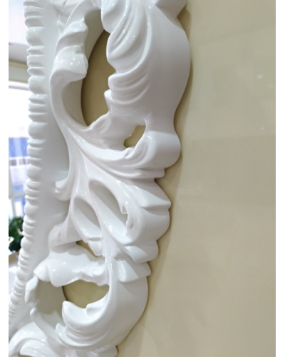 Аврора O.1021.BA.ZA col 131 Зеркало (белый, овальное)