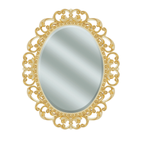 Аврора O.1076.PA.ZA col 142 Зеркало 820х1020 (золото, овальное)