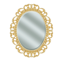 Аврора O.1076.PA.ZA col 142 Зеркало 820х1020 (золото, овальное)
