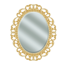 Аврора O.1076.PA.ZA col 142 Зеркало 820х1020 (золото, овальное)