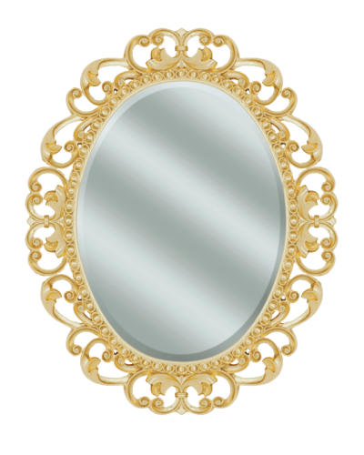 Аврора O.1076.PA.ZA col 142 Зеркало 820х1020 (золото, овальное)