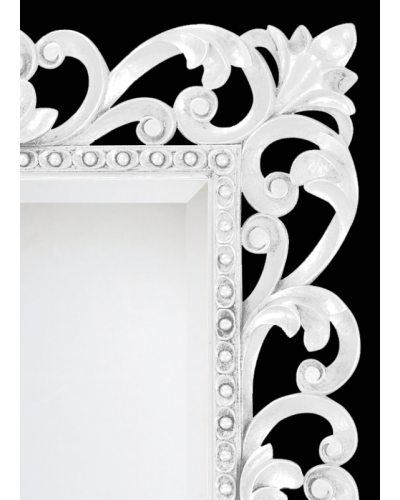 Аврора R.1076.PA.ZF col 131 Зеркало (белый, прямоугольное)