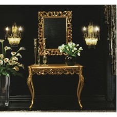 Аврора R.1076.PA.ZF col 142 Зеркало (золото, прямоугольное)