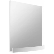 Зеркало с полкой белый глянец 70х70 см Ravak Evolution N X000000781