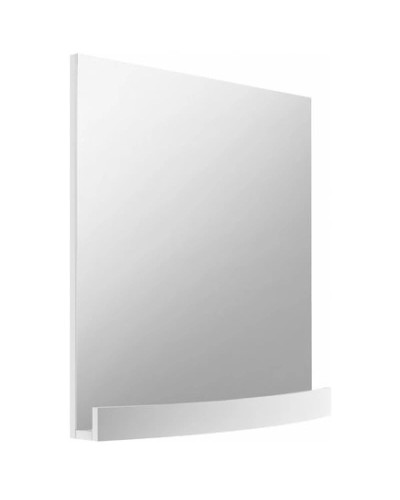 Зеркало с полкой белый глянец 70х70 см Ravak Evolution N X000000781