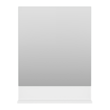 Алиса - 60 Зеркало белое с полкой