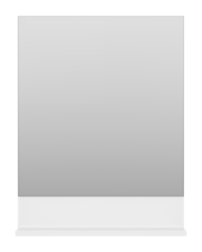 Алиса - 60 Зеркало белое с полкой