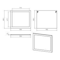 Купер - 90 Зеркало в раме