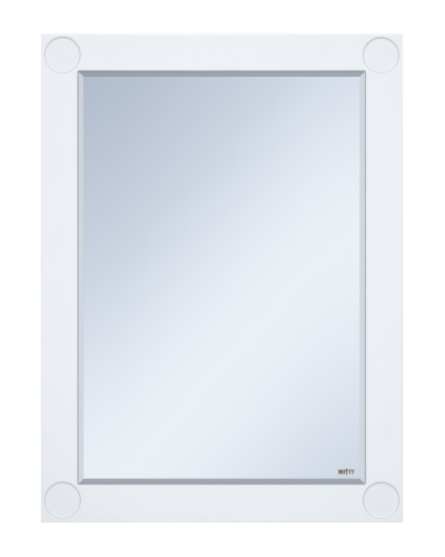 Лейла - 60 Зеркало в раме БЕЛОЕ