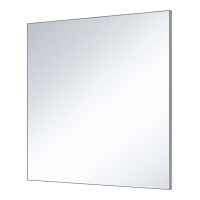 Марс - 80 Зеркало в алюминиевом профиле