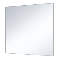 Марс - 90 Зеркало в алюминиевом профиле