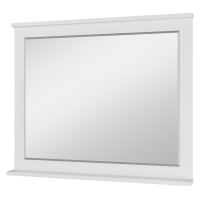 Марта -100 Зеркало в раме белая эмаль (глянец)