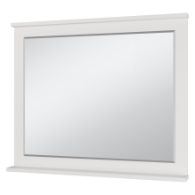 Марта -100 Зеркало в раме белая эмаль (глянец)