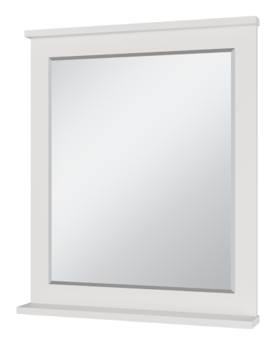 Марта - 70 Зеркало в раме белая эмаль (глянец)